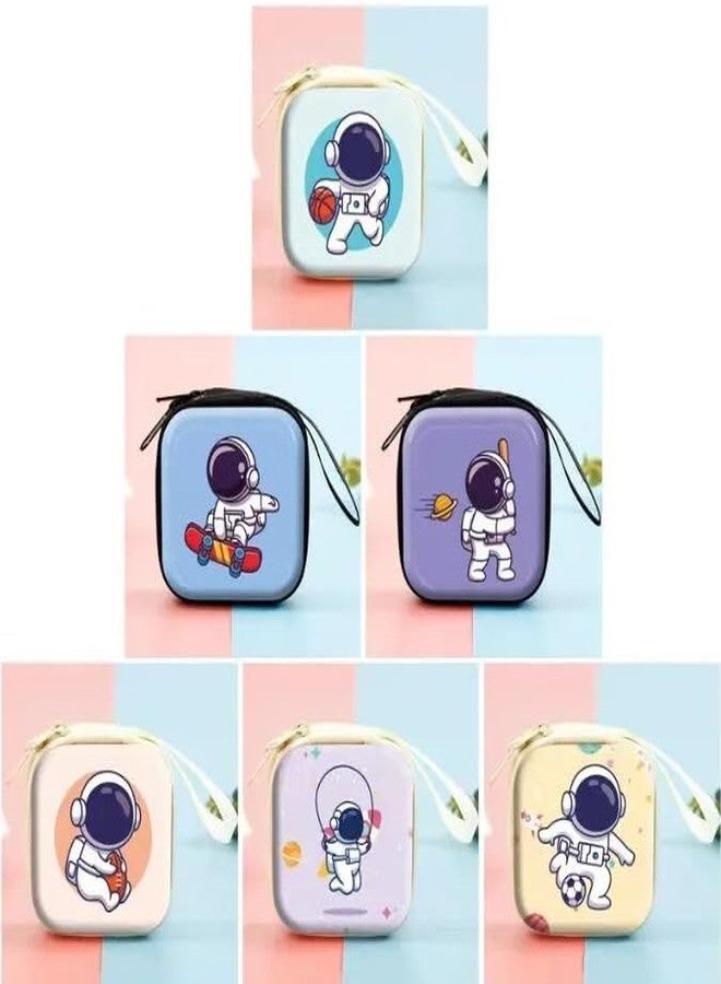 TIC TAC TOC Coin Purse for Women & Kids - Cute Mini Wallet with Zipper Closure - Small Handbag for Coins, Headphones, Jewelry & Essentials - Mixed Design Pouch Set 2 Pcs - Image 5
